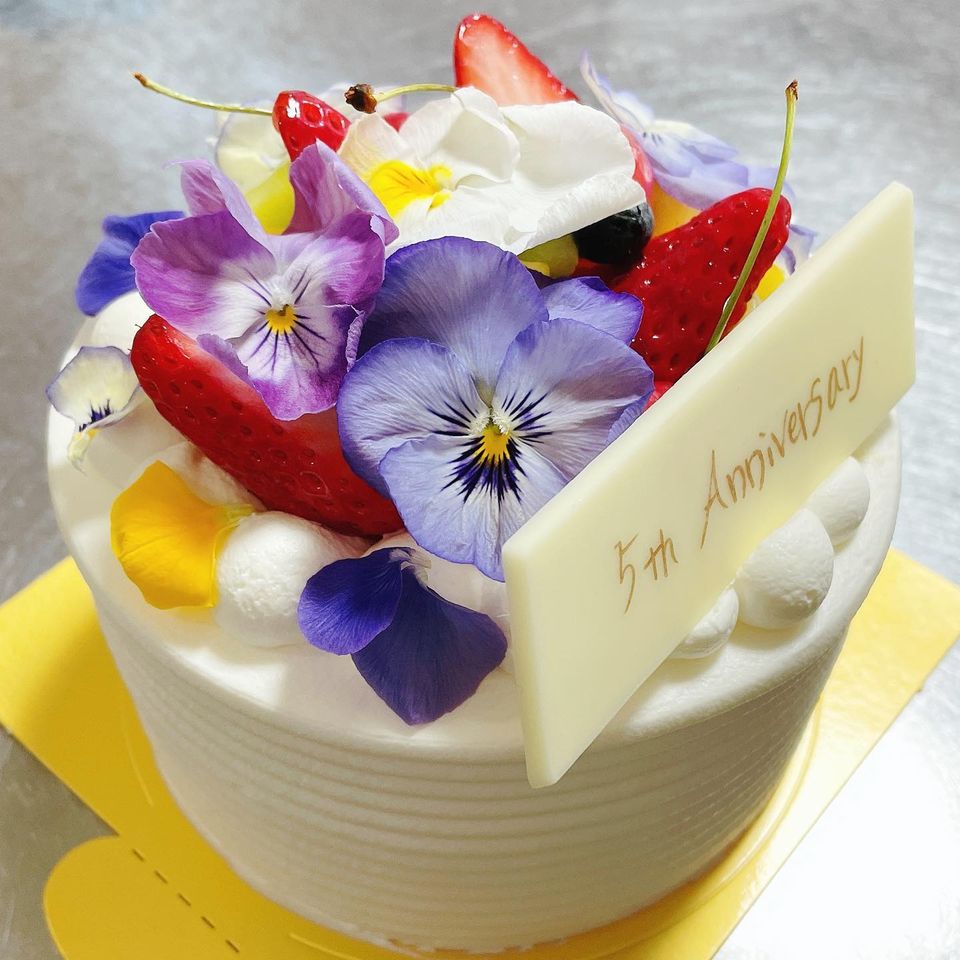 5周年 おめでとう 菓子工房 F